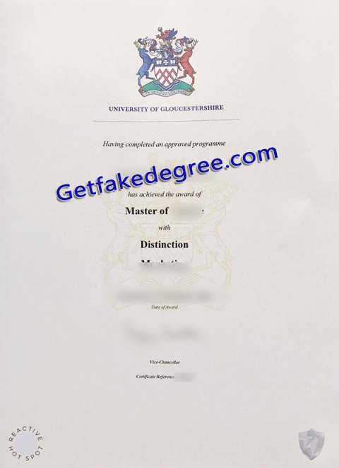 Build University of Gloucestershire Fake Diploma - Buy Fake High School ...