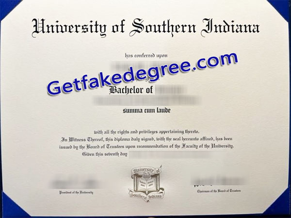 University of Southern Indiana diploam, USI degree