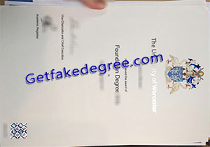 buy fake University of Worcester certificate