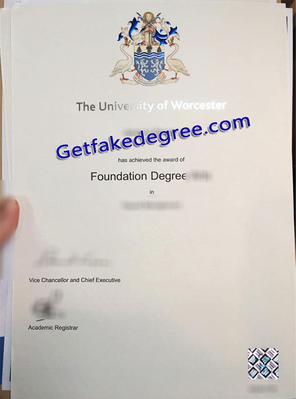 University of Worcester certificate, University of Worcester degree