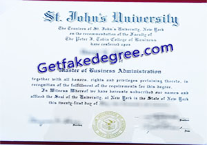 St. John's University degree