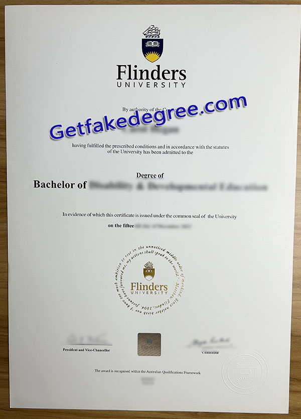 Flinders University diploma